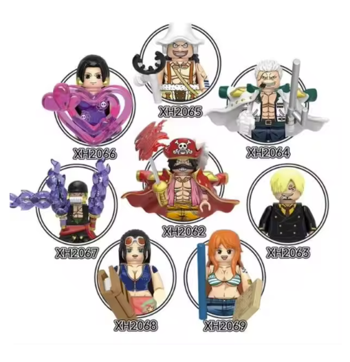 One Piece Mini Figures Luffy Zoro Sanji Nami Ace Garp Set | eBay