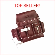 Zeluga 6 Pocket Leather Electrician Tool Pouch