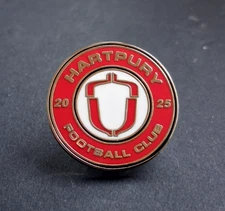 HARTPURY FOOTBALL CLUB BUTTERFLY PIN BADGE