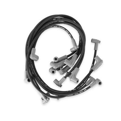 MSD 35653 Super Conductor Spark Plug Wire Set, Black