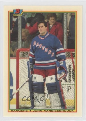 1990 Bowman Tiffany John Vanbiesbrouck #222 card