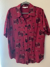 Katherine Bishop Button Up Shirt 1x Made In USA