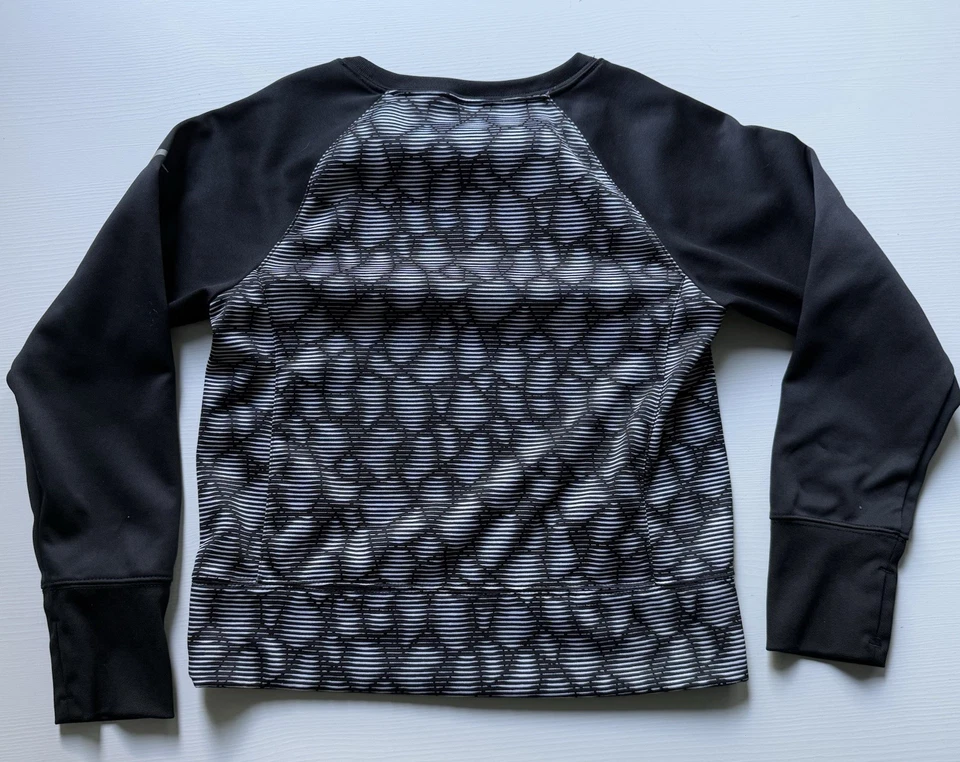 Nike Girl's Sz M Epic Flash Crew Fleece Training Shirt 695250-100 Pullover Top - Image 3 of 4