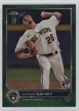 2022 Topps Chrome Ben Baller Edition Green Refractor 60/99 Aaron Ashby #80 0xh3