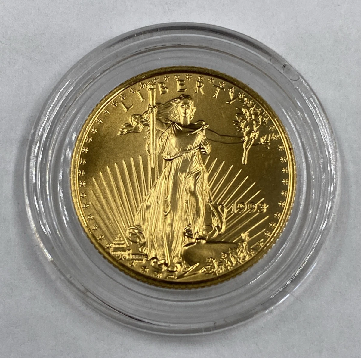 1993年 アメリカンイーグル  American Eagle 1/4 oz Precious Metal Content per Unit 1993 Gold