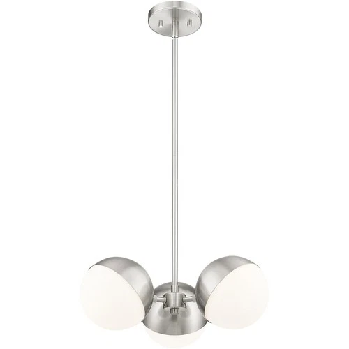 Z-Lite 7517-3BN Realm Sphere Chandelier Brushed Nickel - Picture 5 of 8