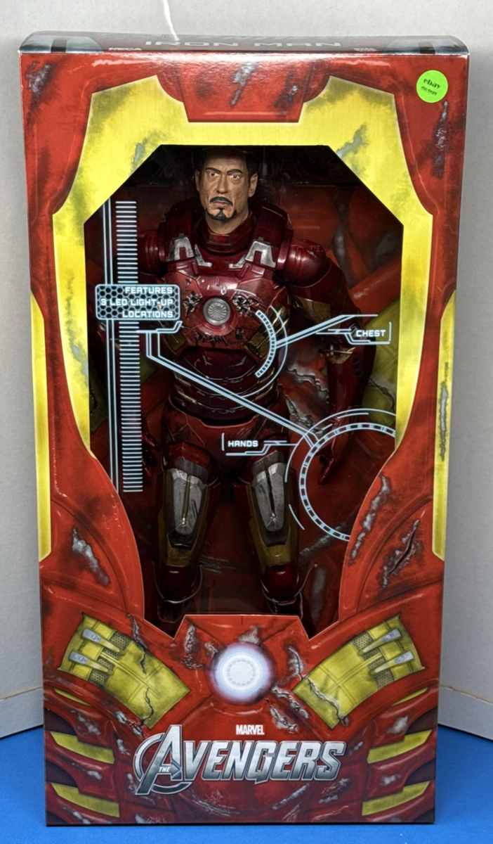 NECA The Avengers Battle Damaged Iron Man Action Figure for sale