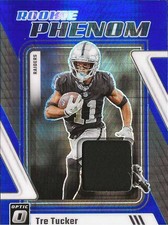 2023 Donruss Optic Rookie Phenom Jersey Patch Tre Tucker RC Raiders