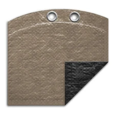 18' x 33' Oval Above Ground Swimming Pool Winter Cover 12 Year - Sand