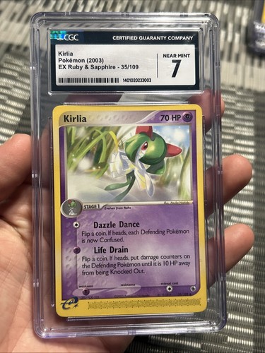 Kirlia graded CGC 7 for sale on eBay