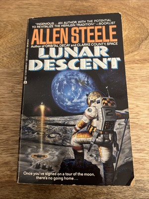 Lunar Descent By Allen Steele Paperback Book 1991