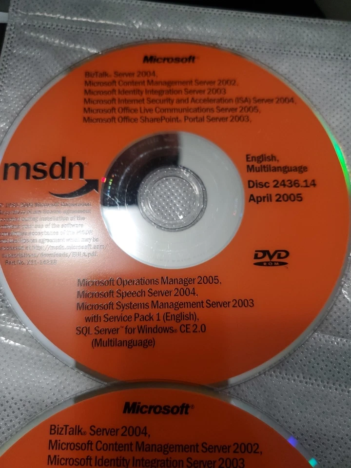 MSDN 2005 English, Multilanguage, Biz Talk  Server 2004... - Image 4 of 4