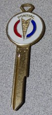 Vintage Pontiac Gold Crest 1968 - 72 Ignition Key Blank Vintage Pontiac Gold Crest 1968 - 72 Ignition Key Blank