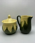 Shawnee Corn King Sugar w/lid & Creamer Pitcher Vintage #70 & 78 EUC No chips