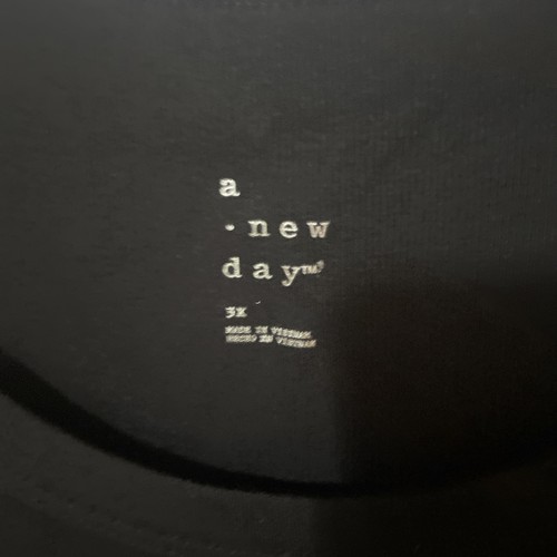A New Day Black Ribbed Tank Top Women’s Size 3X NWT - Picture 5 of 10