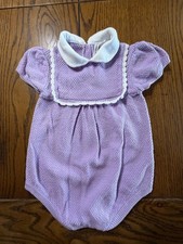 Janie and Jack All Abloom Orchid Breeze Sweater Romper Bubble Size 18-24 Months