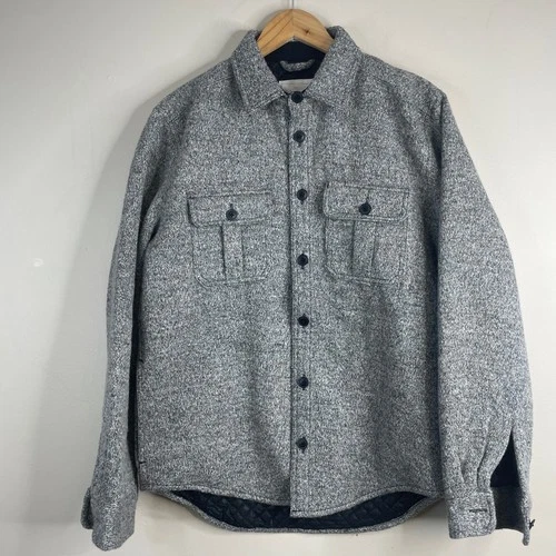 Saturdays NYC Quiet Luxury Wool Blend Jacket Mens Large Shacket Elevated Outdoor - product listing photo