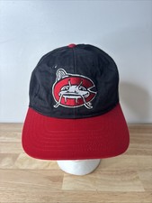 1990s Old Vintage Carolina Mudcats Baseball Snapback Hat Boston Cap Made in USA