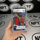 2021 Spectra Cade Cunningham 75th Anniversary Logo Rookie Patch auto /75 CGC 10