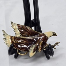 VTG 1979 Eagle Brass/enamel Belt Buckle Great American Buckle Co LIMITED EDITION