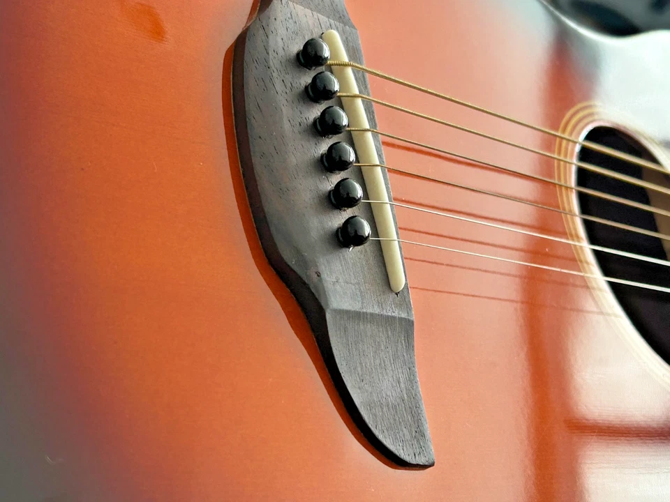 Yamaha APXT2 3/4 Thinline Acoustic-Electric Cutaway Guitar Old Violin Sunburst - Image 3 of 4