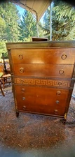 Antique Tallboy Neoclassical Hepplewhite Chest Of 6 Drawers