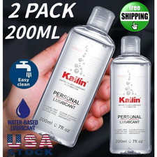2x Sex Lube Personal Premium Water Based Lubricant Long Lasting Natural Feel 7OZ