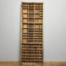 Vintage Wooden Printers Tray - Rustic Wooden Salvage - Wall Decor - #11