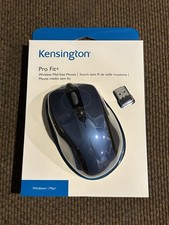Kensington Pro-Fit Wireless Mouse K72421AMA Mid-Size Sapphire Blue NEW