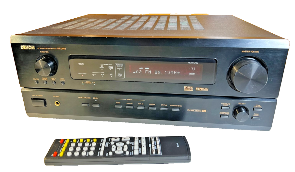 Vintage Denon AVR-2803 Stereo Receiver Reciever Phono Digital