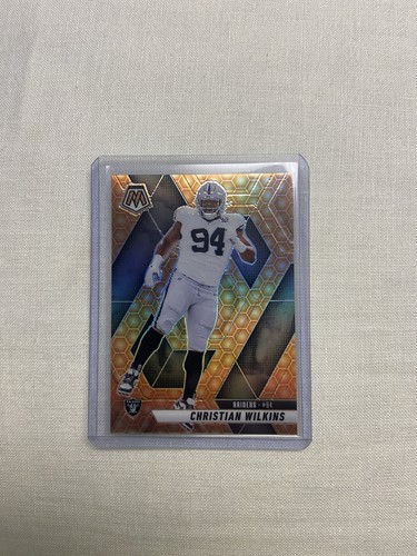 2025 Panini Mosaic - Christian Wilkins #170 Honeycomb Prizm