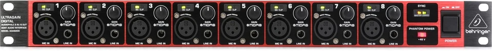 Behringer ADA8200 8-Kanal Mikrofonvorverstärker