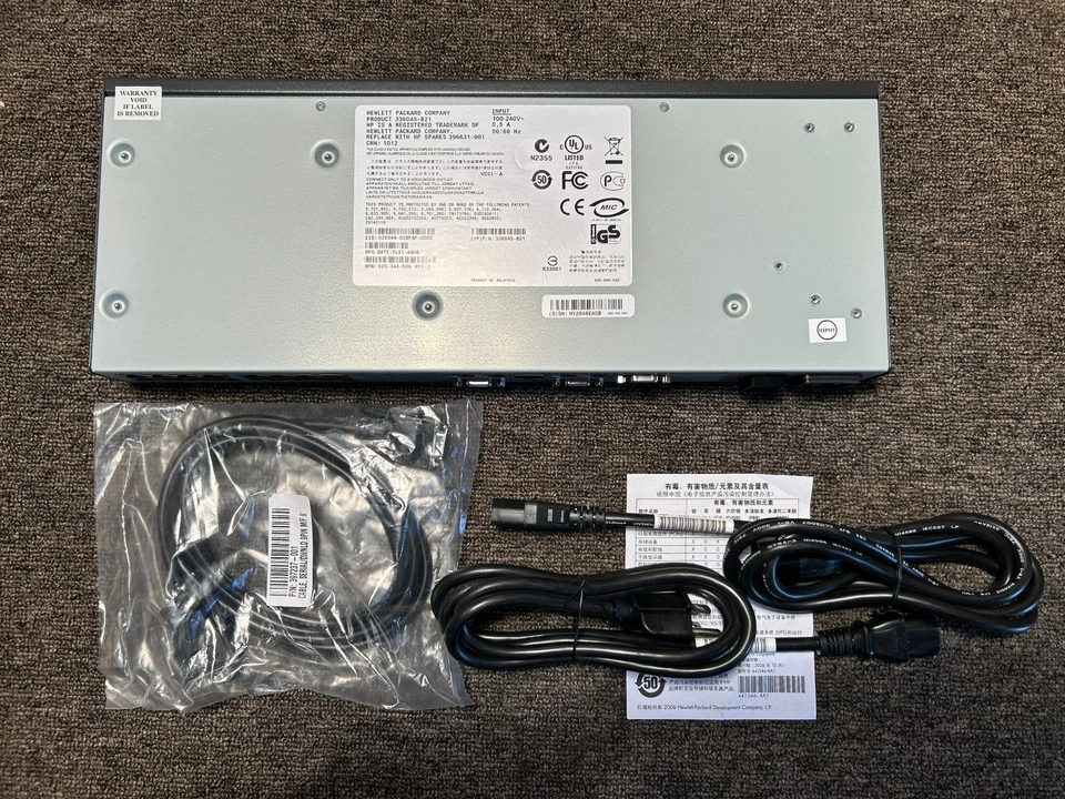 HPE 336045-B21 KVM G2 Server Console 2x16 Port Cat 5 Switch 396631-001 - Image 2 of 4