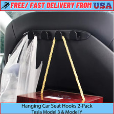 Tesla Model 3y Car Seat Hook 2-pack Hanging Hooks Behind Seat Accessory