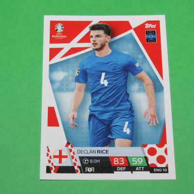 Topps Euro 2024 Declan Rice ENG 10 (B18)