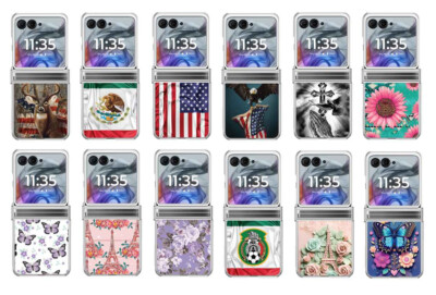 For Motorola Moto Razr 2024 - Texture Design Impact Cover Shock Proof Case