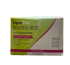 Deva Curl Beautiful Mess Texture Volume Style Shape Curl Sculpting Pomade 3.8 oz