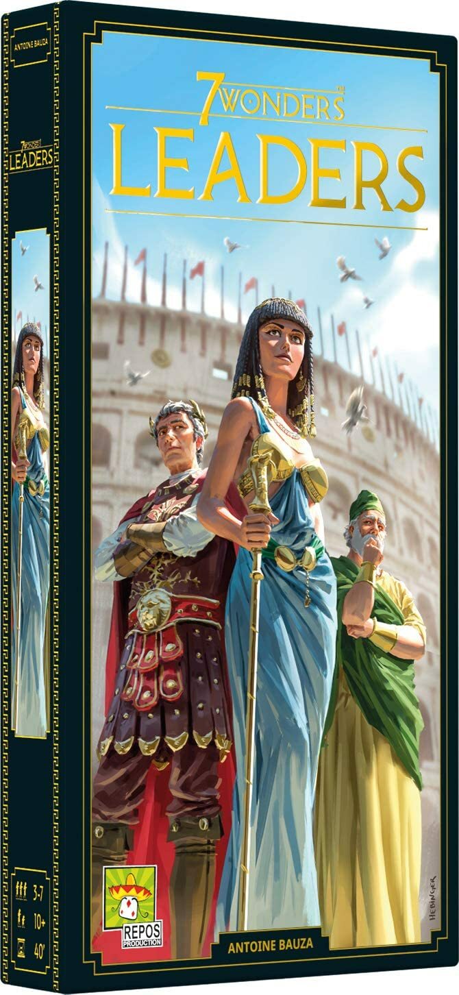 7 Wonders Leaders Board Game Expansion (2020 New Edition)