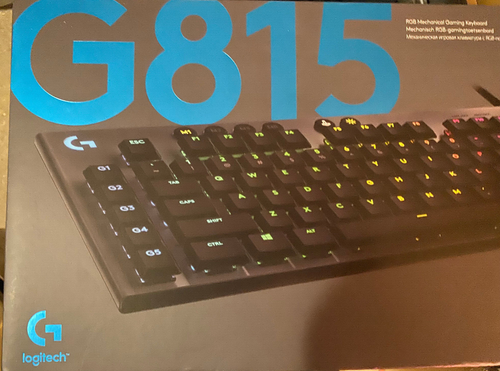 Logitech G815 RGB Clavier Gamer Mécanique QWERTY Switch ultra-plat GL Tactile W - Photo 4/15