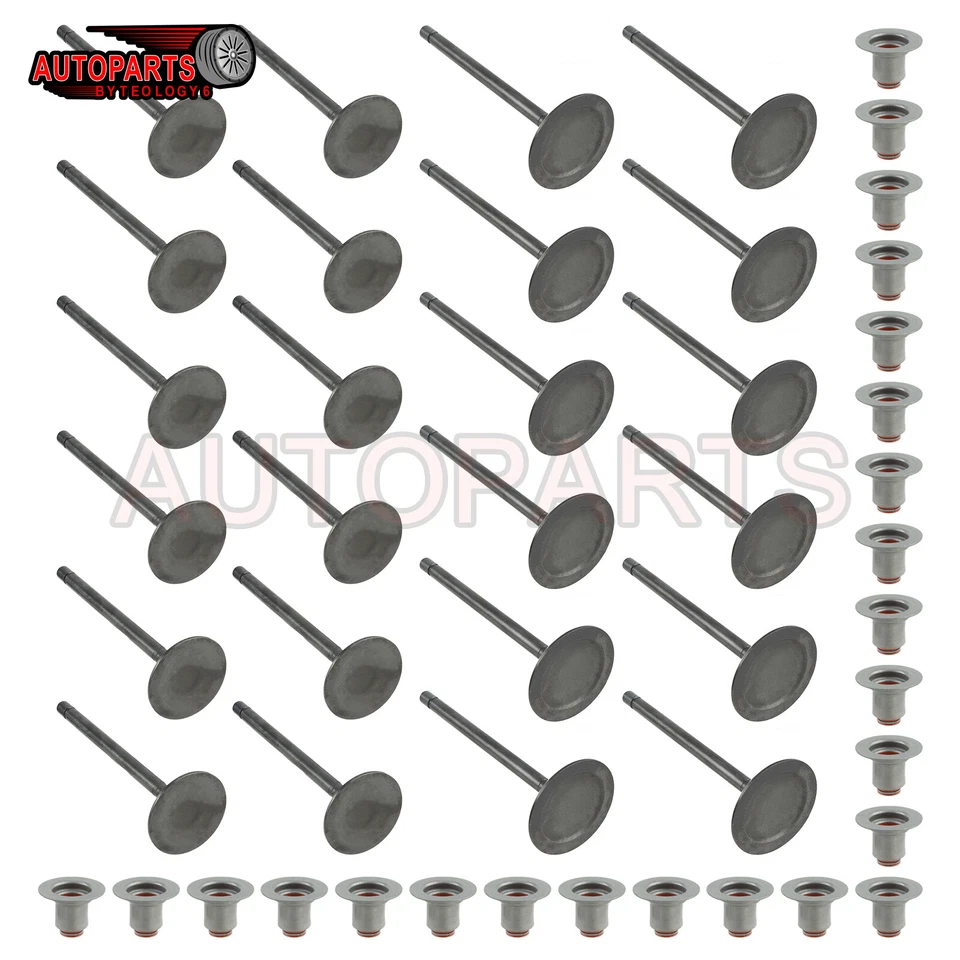 Kit de válvula de escape de admisión para Cadillac CTS 2004-2009 SRX 2005-2010 STS Foto 3 de 4