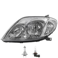 Scheinwerfer Links H7/HB3 Chrom FüR Toyota Corolla Stufenheck Inklusive Lampen
