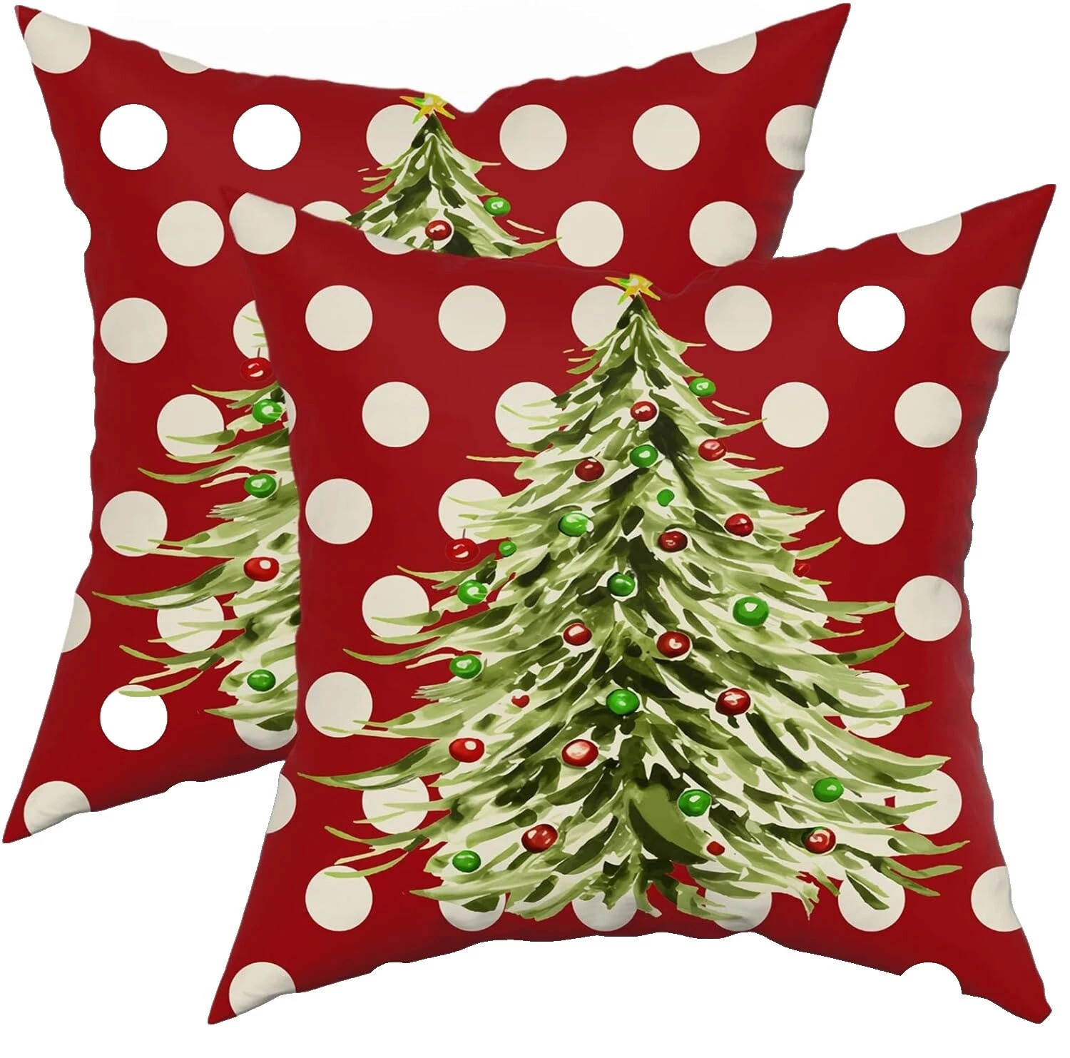 Праздничные декоративные подушки из хлопковой смеси