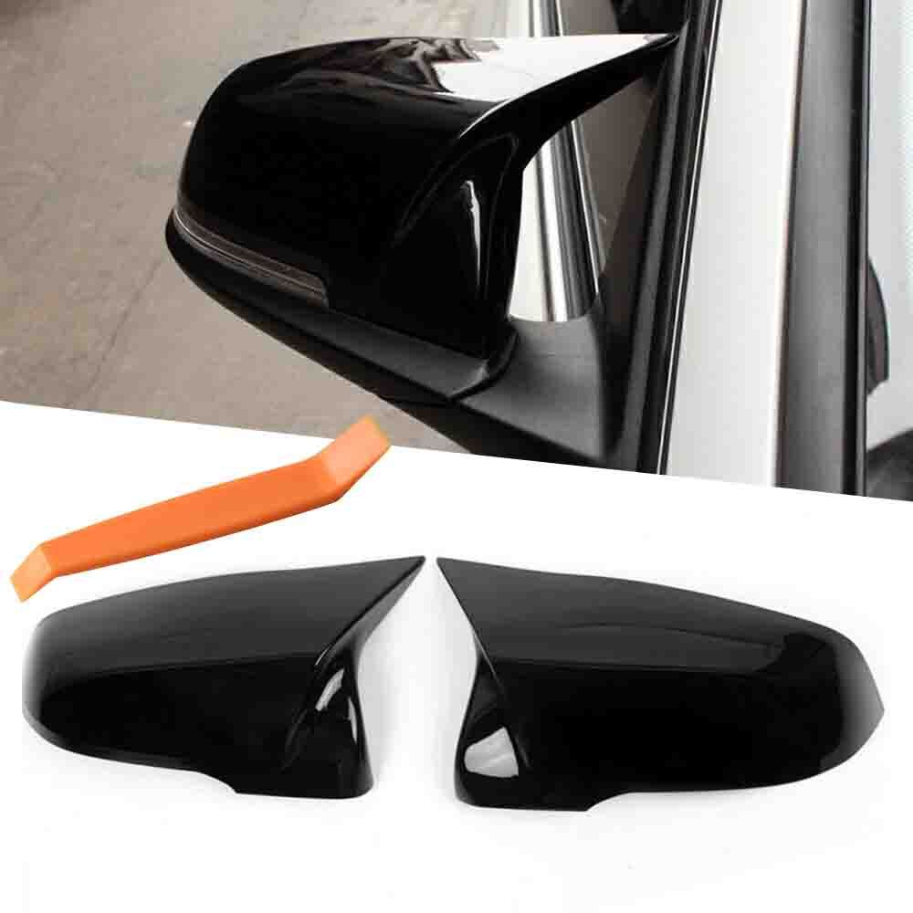 Spiegelkappen Set Schwarz Für BMW 1 & 3 Series - Glänzende Rückspiegelgehäuse 2004-2009