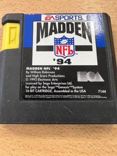 MADDEN NFL 94 Sega Genesis Cartridge Only (B-12) - Picture 1 of 1