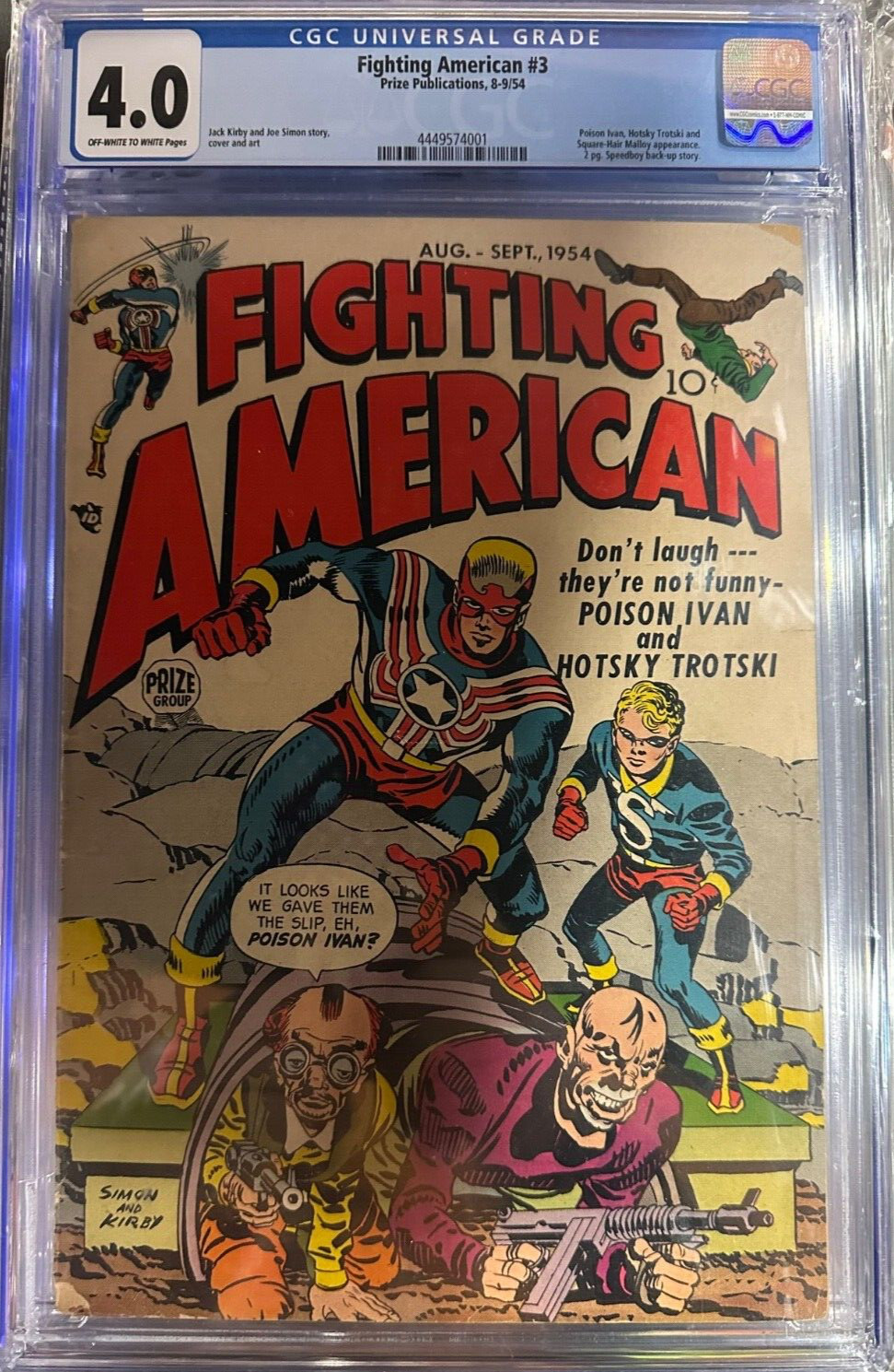 Fighting American #1 Value - GoCollect, image size:971x1489