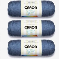 Country Blue Softness Trio - Simply Soft Yarn Solids 3-Pack