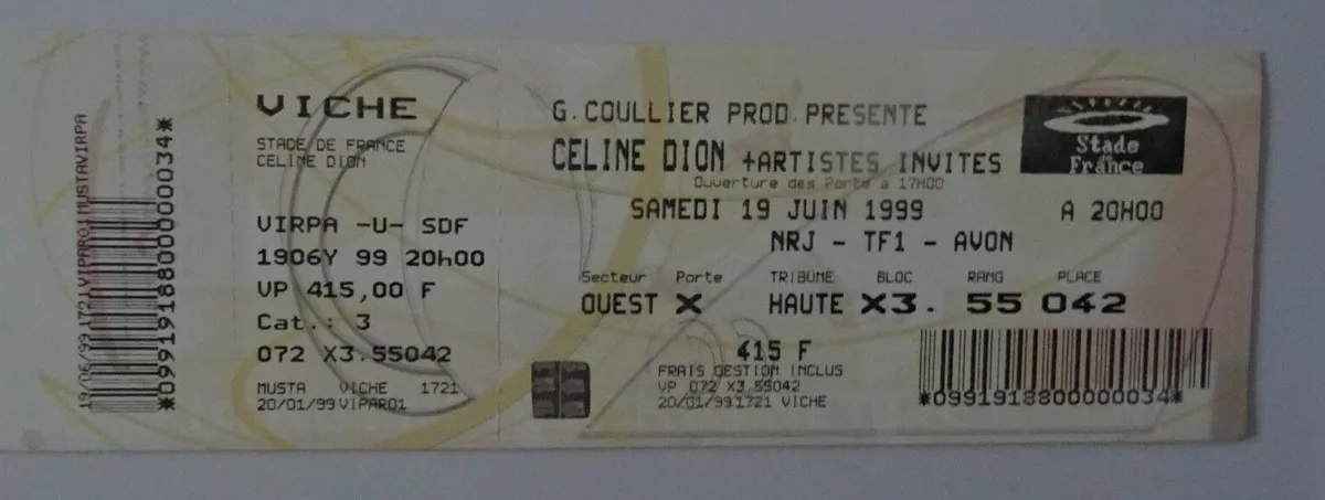 Discount celine dion tickets deals