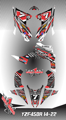 Graphics for YFZ450R Yamaha YFZ 450R 14-UP  Fuel Injection Decal KIT R2