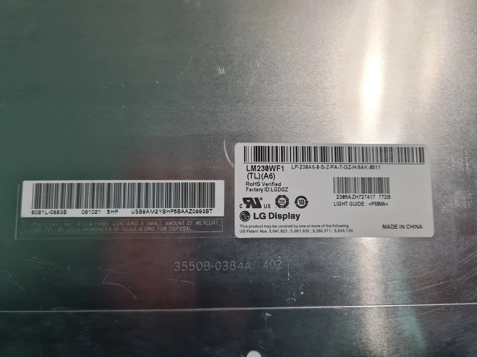 Schermo Display LG Flatron LM230WFL - Immagine 3 di 4