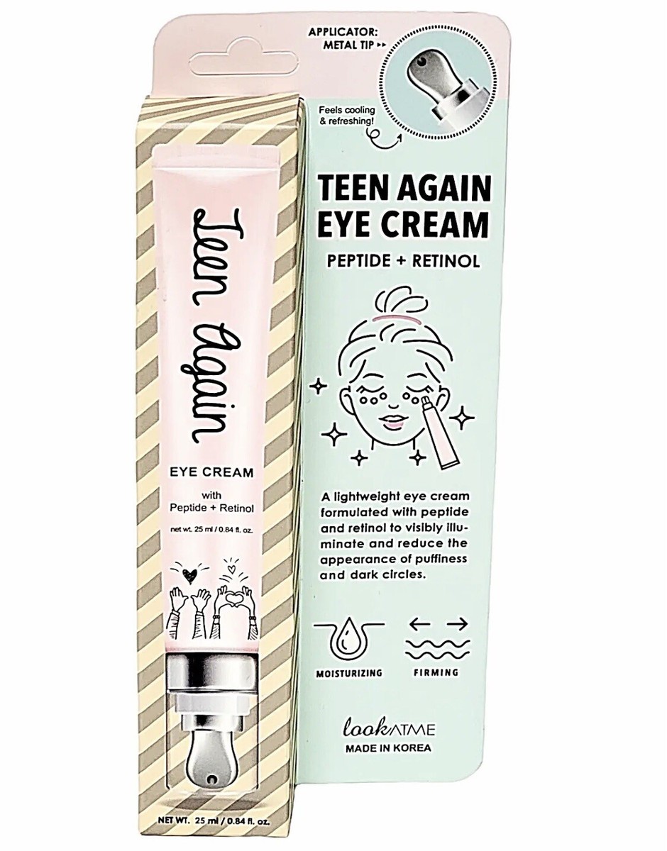 Look At Me Teen Again Korean Anti Aging Eye Cream Peptide +